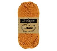 Scheepjes - Scheepjes Catona 383 Ginger Gold Yarn - 10x50g