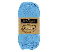 Scheepjes - Scheepjes Catona 384 Powder Blue Yarn - 1x25g