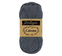 Scheepjes - Scheepjes Catona 393 Charcoal Yarn - 1x50g