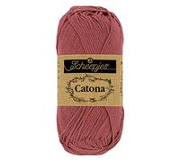 Scheepjes - Scheepjes Catona 396 Rose Wine Yarn - 10x50g