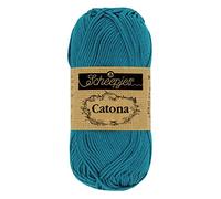 Scheepjes - Scheepjes Catona 400 Petrol Blue Yarn - 1x50g