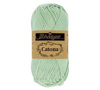 Scheepjes - Scheepjes Catona 402 Silver Green Yarn - 1x25g
