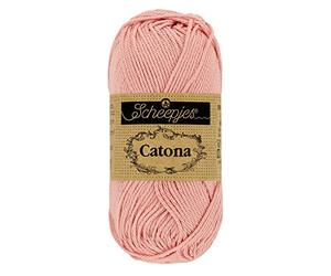Scheepjes - Scheepjes Catona 408 Old Rose Yarn - 10x50g