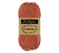 Scheepjes - Scheepjes Catona 504 Brick Red Yarn - 1x10g