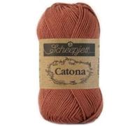 Scheepjes - Scheepjes Catona 504 Brick Red Yarn - 1x25g