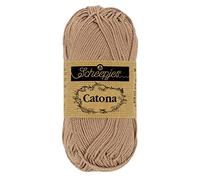 Scheepjes - Scheepjes Catona 506 Caramel Yarn - 10x50g