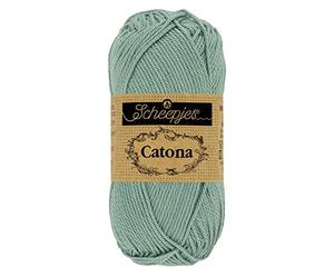 Scheepjes - Scheepjes Catona 528 Silver Blue Yarn - 1x10g