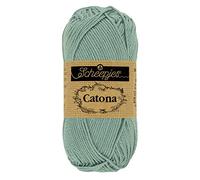 Scheepjes - Scheepjes Catona 528 Silver Blue Yarn - 1x25g