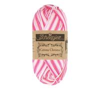 Scheepjes - Scheepjes Catona Chroma Collection 012 Peony 100% Mercerised Cotton Crocheting and Knitting Yarn - 1x50g