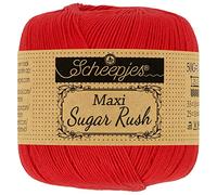 Scheepjes - Scheepjes Maxi Sugar Rush 115 Hot Red Yarn - 1x50g