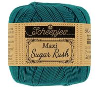 Scheepjes - Scheepjes Maxi Sugar Rush 401 Dark Teal Yarn - 10x50g