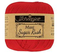Scheepjes - Scheepjes Maxi Sugar Rush 722 Red Yarn - 1x50g