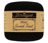 Scheepjes - Scheepjes Maxi Sweet Treat 110 Black Yarn - 10x25g