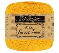 Scheepjes - Scheepjes Maxi Sweet Treat 208 Yellow Gold Yarn - 1x25g