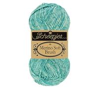 Scheepjes Soft Brush Cotton Yarn, 50% Merino Wool, Microfibre, 25% Acrylic, 254 Israëls, 1x50g