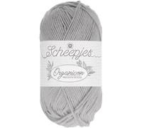 Scheepjes - Scheepjes Organicon 203 Frosted Silver Yarn - 1x50g