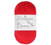 Scheepjes - Scheepjes Organicon 244 Red Rose Yarn - 1x50g