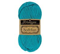 Scheepjes - Scheepjes Softfun 2511 Dark Turquoise Yarn - 1x50g