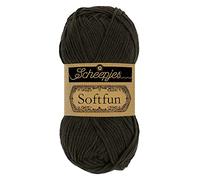 Scheepjes - Scheepjes Softfun 2628 Charcoal Yarn - 1x50g