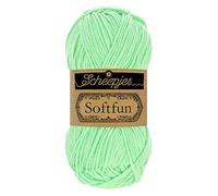 Scheepjes - Scheepjes Softfun 2640 Mint Yarn - 1x50g