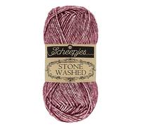 Scheepjes - Scheepjes Stone Washed 810 Garnet Yarn - 1x50g