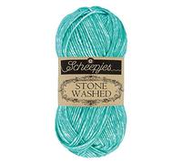 Scheepjes - Scheepjes Stone Washed 824 Turquoise Yarn - 1x50g