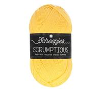 Scheepjes Scrumptious 100g - 385 Citrus Sunshine Cake, Geel Haak- en Breigarens