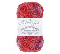 Scheepjes Secret Garden 1x50g - 708 Rose Arch, Orange, Pink, Purple Yarn