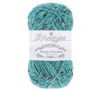 Scheepjes Secret Garden 50g - 731 Dappled Sunlight, Blue and Green Crochet and Knitting Yarn