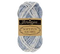 Scheepjes Softfun Aquarel 1x50g - 802 Riverscape, Blue Crochet and Knitting Yarn
