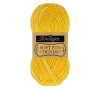 Scheepjes Softfun Denim 50g - Gele Brei- en Haakgaren