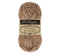 Scheepjes Stone Washed DK 50 g - 822 Brown Agate
