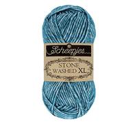 Scheepjes Stone Washed XL 50 g Yarn - Blue Apatite 845