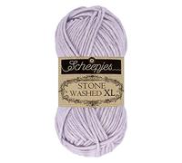 Scheepjes Stone Washed XL Yarn 50 g Ball - 858 Lilac Quartz, Cotton-Acrylic Blend