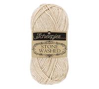 Scheepjes Stone Washed Yarn 1 Ball (50 g) - 831 Axinite Cotton/Acrylic Blend