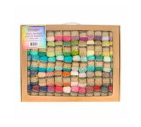 Scheepjes Stonewashed-RiverWashed Colour Pack - 58 x 10g Yarn Balls - Soft, Wool-Like Feel - Ideal for Knitting, Crocheting, and Crafting Projects