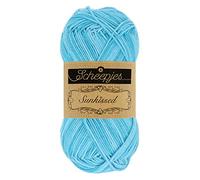 Scheepjes Sunkissed 1x50g - 004 Poolside, Blauw Garen voor Breien en Haken