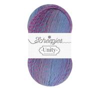 Scheepjes Unity 1x100g - 966 Miss Neriss, Purple and Blue Knitting and Crochet Yarn