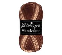 Scheepjes Wanderlust Yarn 100g - 462 Budapest, Brown and Beige