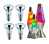 4 x 30W R39 Dimmable Clear Reflector Spot Lights/Lava Lamp Bulbs SES E14 240v