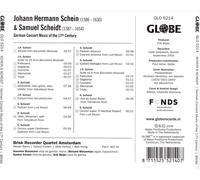 SCHEIN & SCHEIDT: GERMAN CONSORT MUSIC OF THE 17TH CENTURY NEW CD