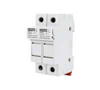 Schelinger Fuse Holder 2P 10x38-1000V DC - 32A Max - DIN Rail - IP20