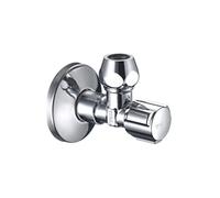 Schell Comfort regulating Angle Valve 1/2 Inch x 12 MM-Chrome with ASAG 49150699