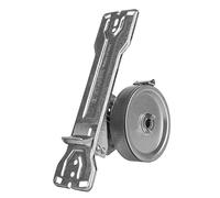 Schellenberg 10220 Recessed Winder for Straps in Cotton, Grey, Hole Spacing 14.2-18.4 cm 1