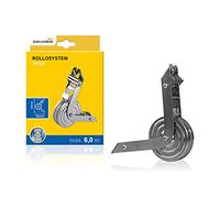 Schellenberg 11124 Surface-Mounted Belt Winder Metal Nickel-Plated