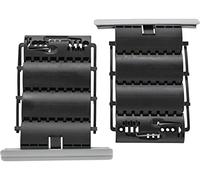 Schellenberg 16007 Rigid roller shutter clip, security lock, anti-burglary, universal anti-lift device, 2 pieces Black