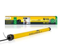 Schellenberg 21110 Roller Shutter Motor with Radio New Generation, 10 Nm, up to 6 m² Area, Wireless End Position Adjustment, for 40 mm Wave, 868.4 MHz Radio Frequency, Smart Controllable with Alexa and Google Home