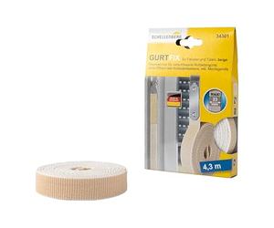 Schellenberg 34301 Gurtfix Roller Shutter Belt Repair Kit Maxi Replacement of Defective Roller Shutter Straps Without Opening the Roller Shutter Box, Complete Set, Beige, Maxi 23 mm