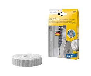 Schellenberg 34302 Roller Shutter Belt Repair Kit Gurtfix Maxi 23 mm x 4.3 m Repair Webbing Strap Grey