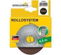 Schellenberg 44104 Retractable Belt Width: 14 mm Mini System, Brown, 4.5 m
